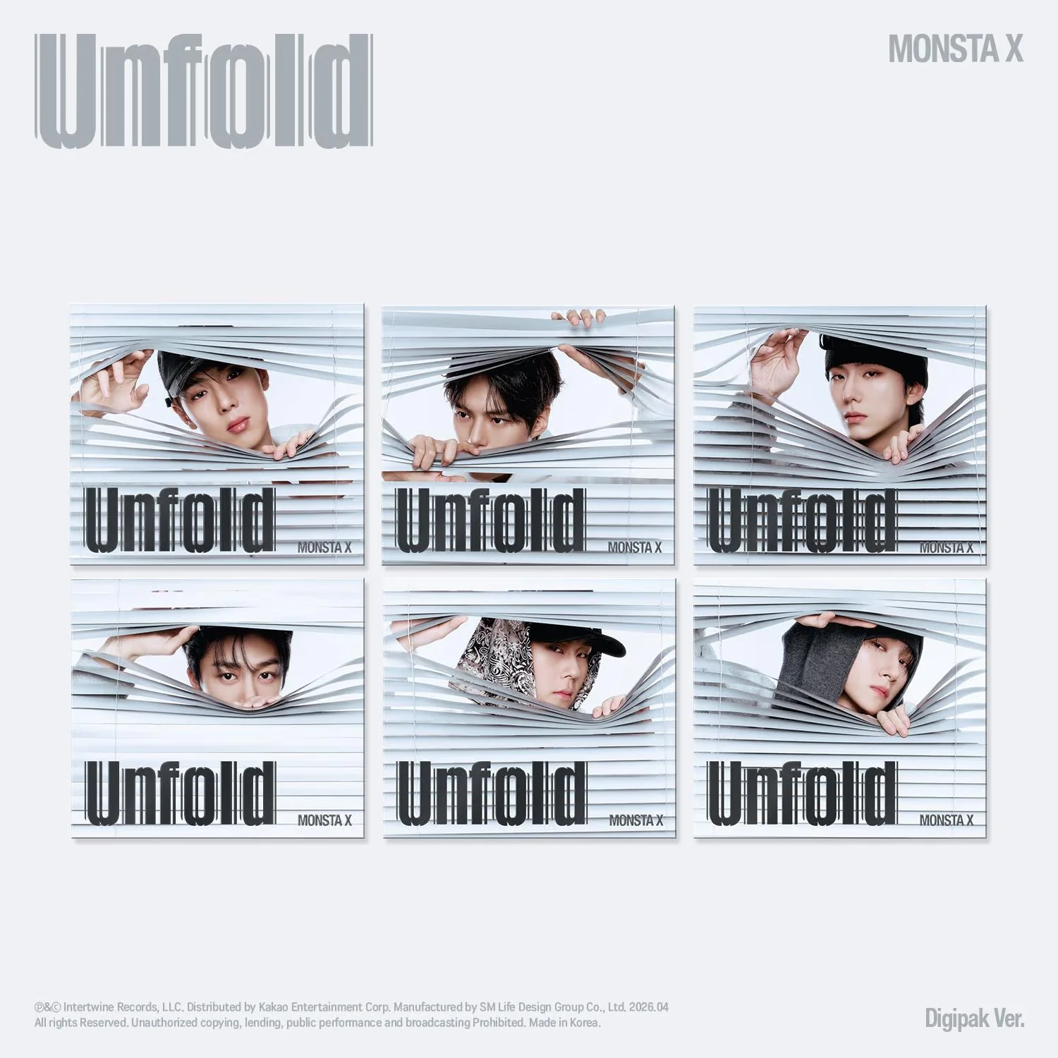 MONSTA X - Unfold (DIGIPACK VER.) (LIMITED EDITION)