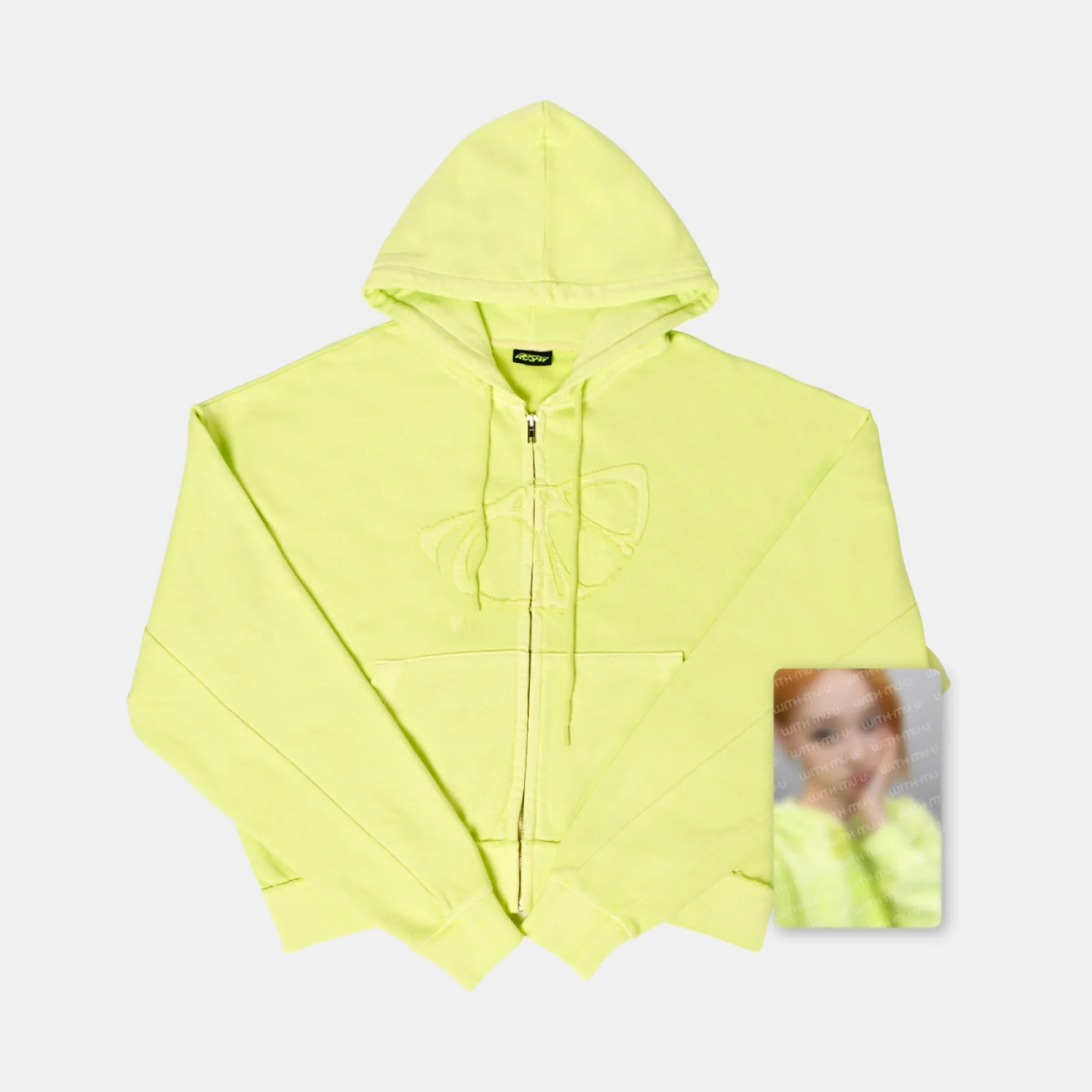 [PRE-ORDER] aespa [LEMONADE OFFICIAL MD] CROPPED ZIP-UP HOODIE SET