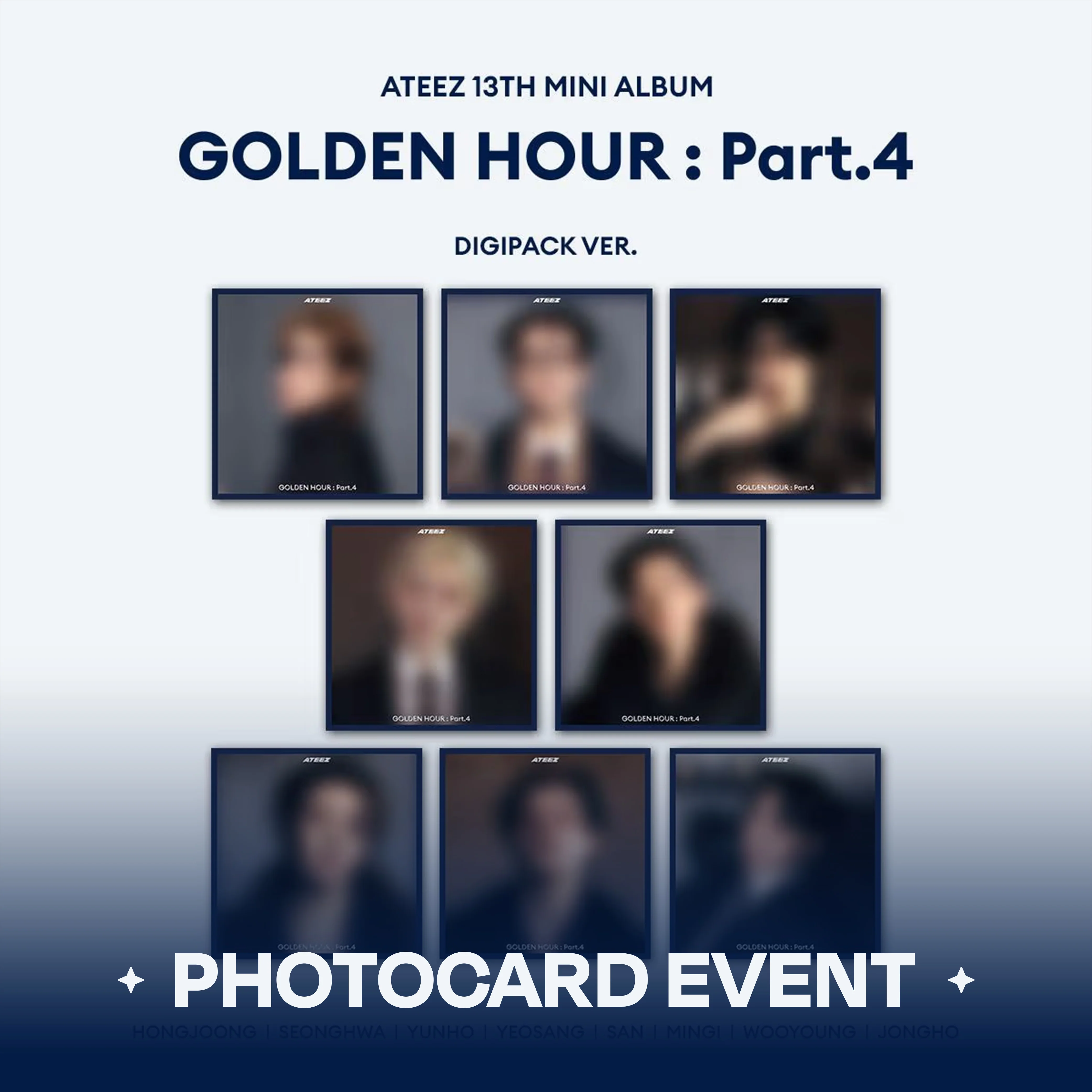 ATEEZ GOLDEN HOUR : Part.4 (DIGIPACK VER.)