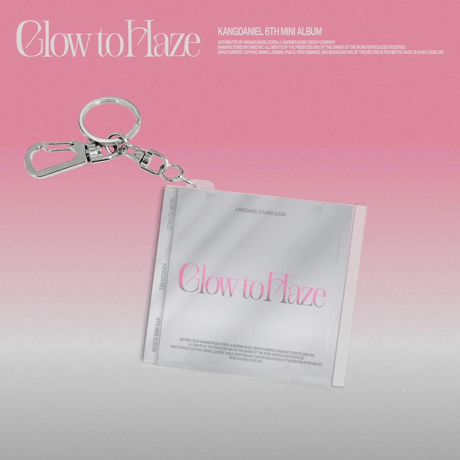 KANGDANIEL Glow to Haze (MINI CD KEYRING ver.)