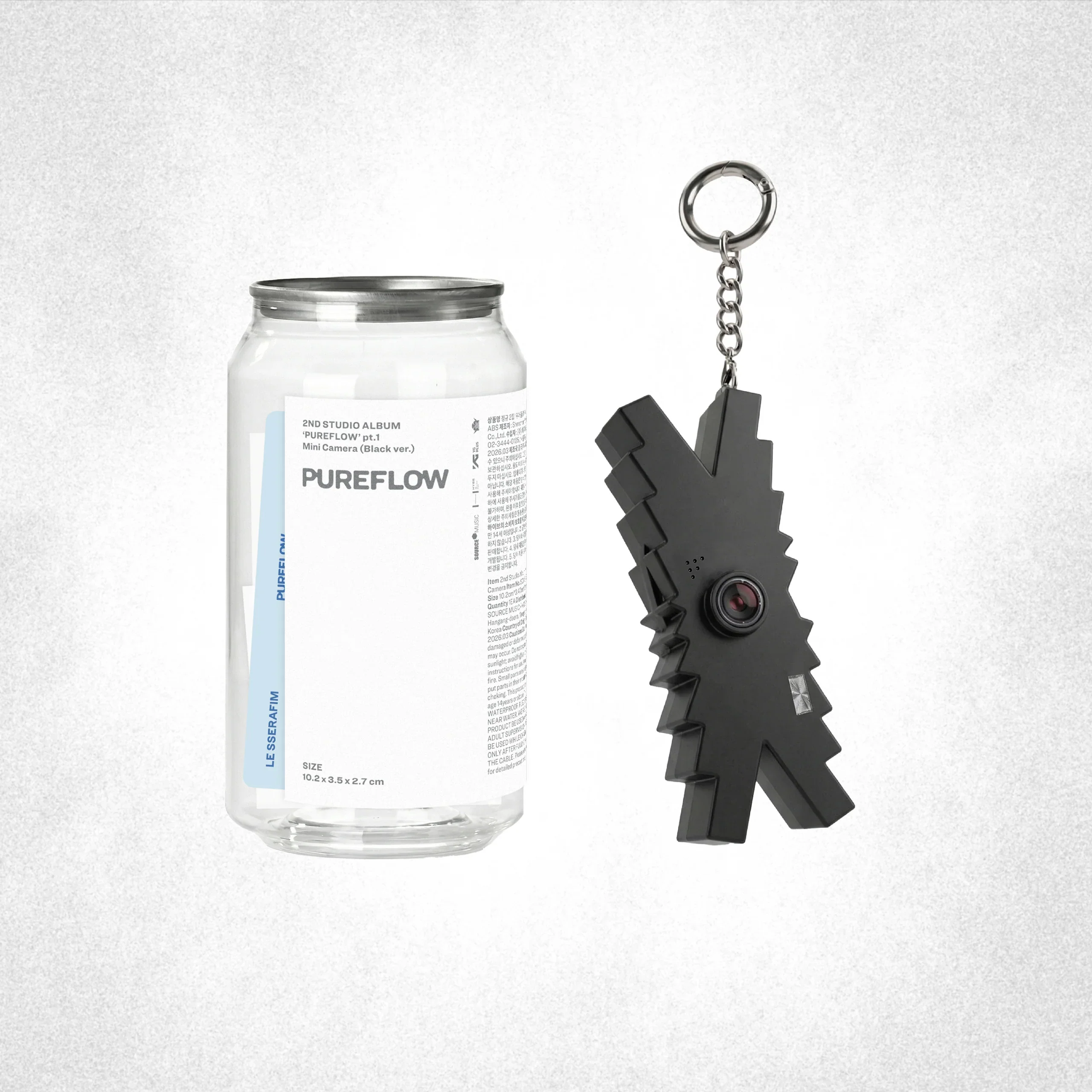 LE SSERAFIM 'PUREFLOW pt.1' (Mini Camera ver.) (Black ver.)