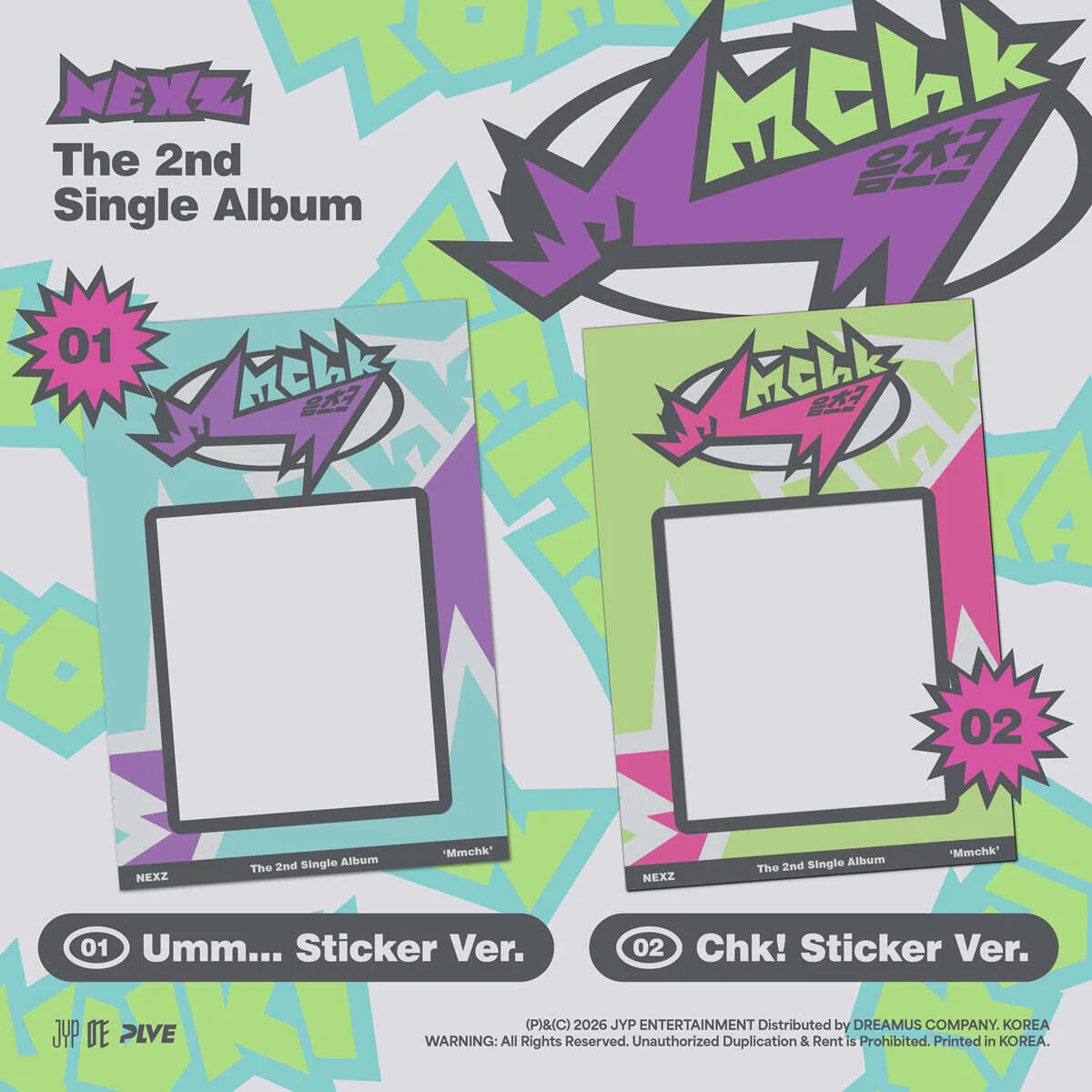 NEXZ - Mmchk (Sticker ver.)