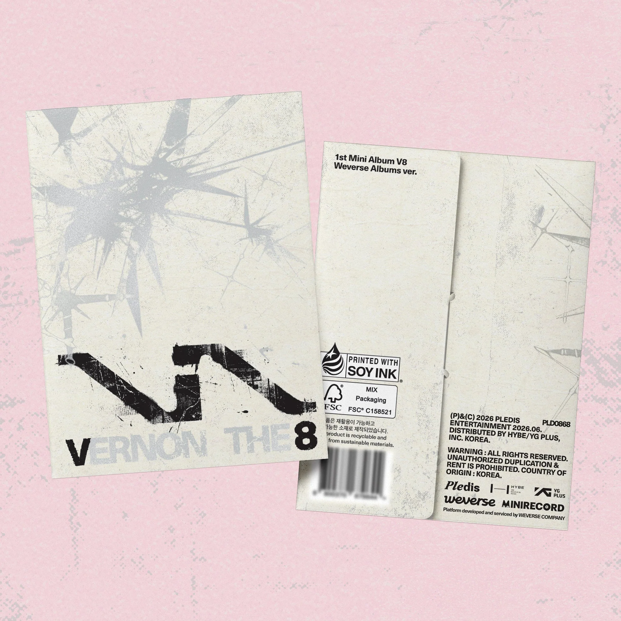 V8 (SEVENTEEN VERNON X THE8) - V8 (Weverse Albums Ver.)