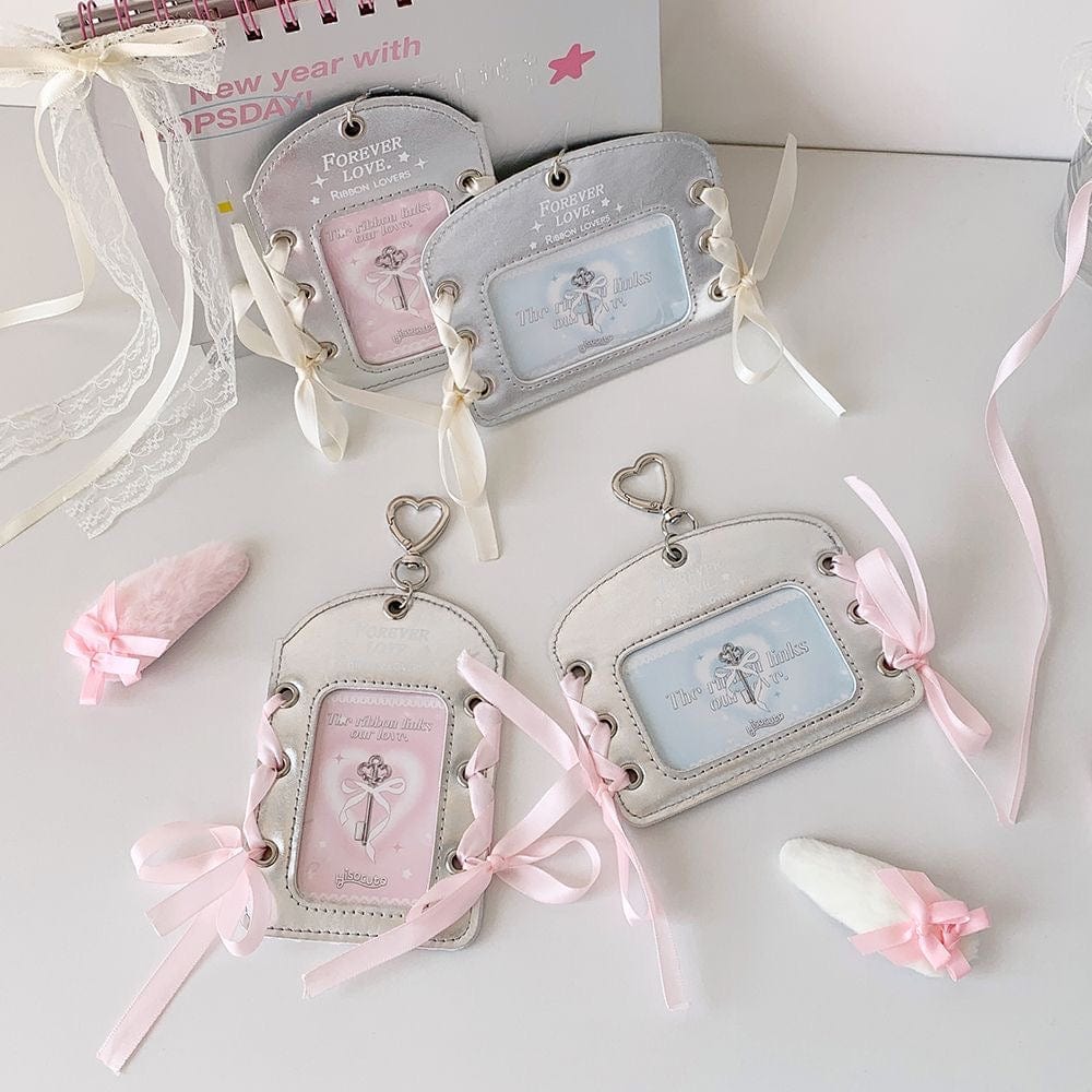 Ribbon Silver Photocard holder - Image 2