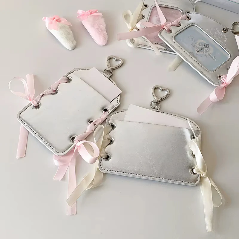 Ribbon Silver Photocard holder - Image 3