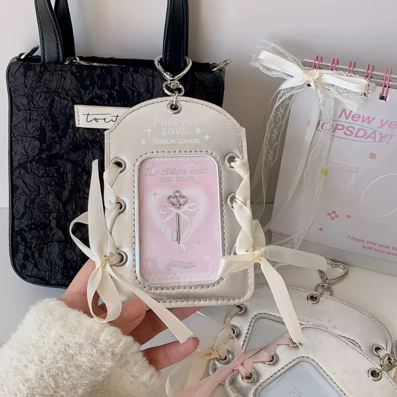 Ribbon Silver Photocard holder - Image 4