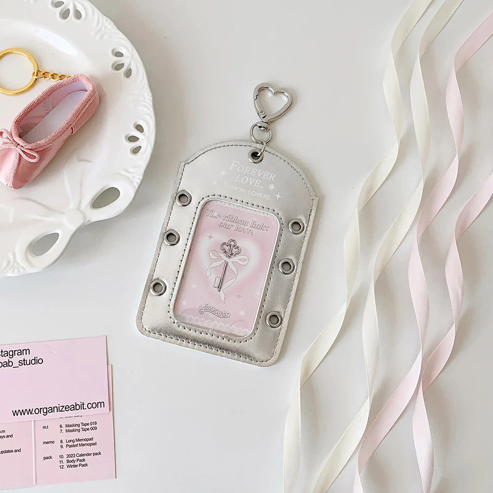 Ribbon Silver Photocard holder - Image 6